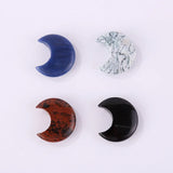 Natural Stone 30mm Moon Statue Crystal Home Decoration