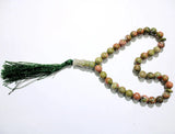 Natural Stone Quartz Crystal Aventurine Opal Tassel Tasbih Allah Rosary