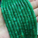 Natural Stone Aquamarine Angelite Ruby Red Tourmaline Chalcedony Rondelle