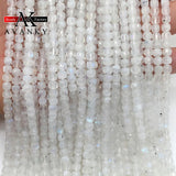 4mm Moonstone Faceted Cube Beads DIY Jewelry Making