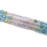 Natural Morganite Faceted Cube Loose Beads 4mm - DIY Jewelry Making