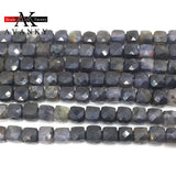 4mm Cordierite Bead Faceted Cube Loose Beads DIY Jewelry Making