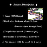 4mm Faceted Flat Round Gemstone Beads for Jewelry Making