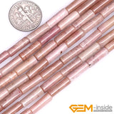 Natural Stone 4x13mm Tube Beads For Jewelry Making Strand 15 inch