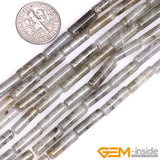 Natural Stone 4x13mm Tube Beads For Jewelry Making Strand 15 inch