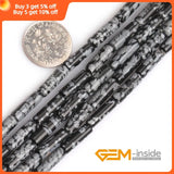 Natural Stone 4x13mm Tube Beads For Jewelry Making Strand 15 inch