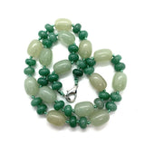 5x9mm & 10x14mm Stone Beads Set with Agate Charm for Necklace Jewelry