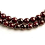 6MM Garnet Beads 108 Bracelet Necklace Yogi Jewelry Gift