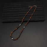 6mm Tiger-eye Hematite Beaded Necklace for Men