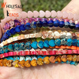 6x3mm Colorful Sea Sediment Jaspers Heart Round Loose Beads 15''