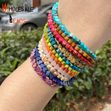6x3mm Colorful Sea Sediment Jaspers Heart Round Loose Beads 15''
