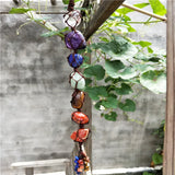 7 Chakra Car Hanging Decoration Reiki Healing Crystal Meditation Window Decor