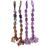 Natural Stone 7 Chakra Car Hanging Decoration Healing Reiki Tassel