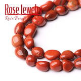 Red Jaspers Stone Beads 8-10mm Irregular 15 inches