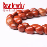 Red Jaspers Stone Beads 8-10mm Irregular 15 inches