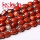 Red Jaspers Stone Beads 8-10mm Irregular 15 inches