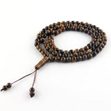 Tiger Eye Stone Tassel Pendant Islamic Rosary Muslim Tasbih