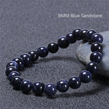 8-12mm Sand Stone Stretch Bracelet Retro Expandable Beads Jewelry