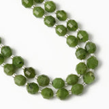 8mm Faceted Green Canadian Jades Loose Beads 15''Strands