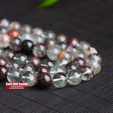 Green Ghost Quartz Crystals Beads 4-12 MM Spacer Beads for Jewelry Making
