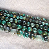 Natural Stone African Turquoises Round Spacer Beads for DIY Bracelet