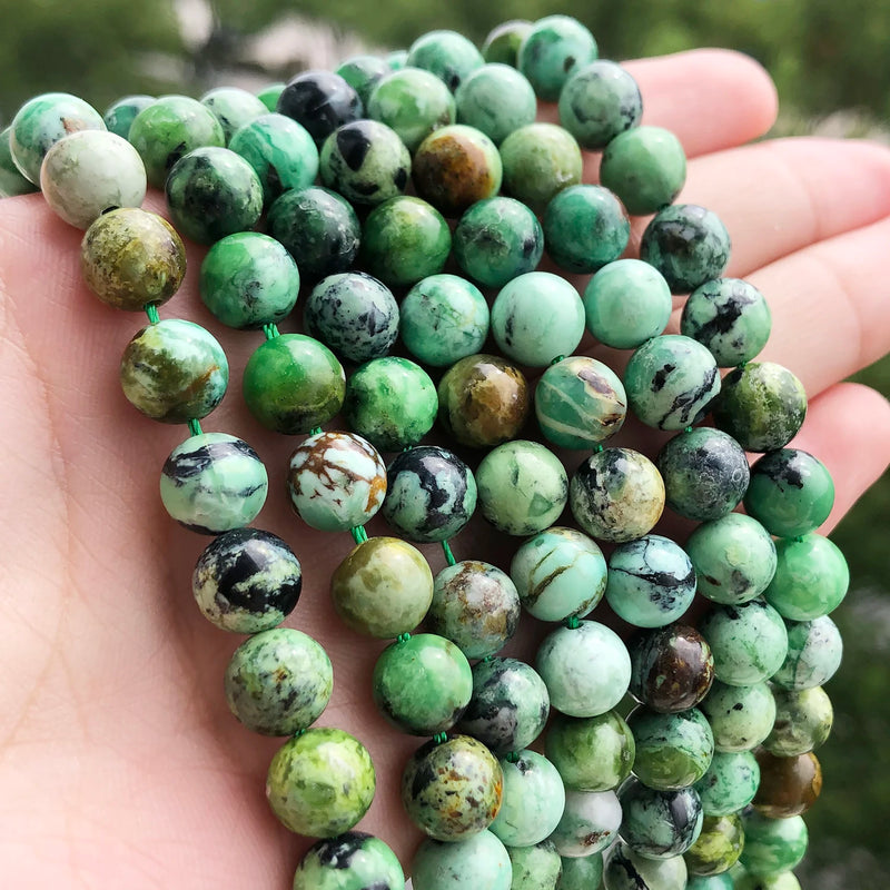 Natural Stone African Turquoise Variscite Beads 6/8/10/12mm