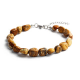 Natural Stone Agate Beads Bracelet Women Lapis Lazuli Amethyst