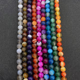 Agate Colored Quartz Beads for Jewelry Making