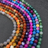 Agate Colored Quartz Beads for Jewelry Making