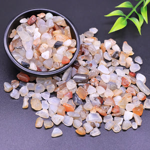 Natural Agate Gravel Quartz Healing Crystal Bulk Gemstone