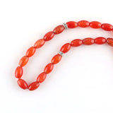 Natural Stone Agate Round Shape 33 Prayer Beads Islamic Rosary Tasbih