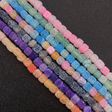 Colorful Agate Square Beads for DIY Jewelry Making