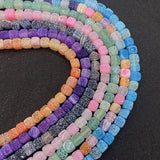 Colorful Agate Square Beads for DIY Jewelry Making