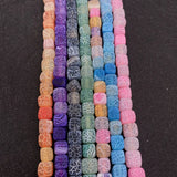 Colorful Agate Square Beads for DIY Jewelry Making