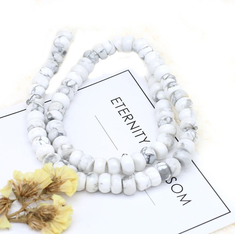Natural Stone Agate Turquoise Opal Beads Heart Shaped Crystal Loose Abacus Beads