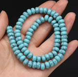 Natural Stone Agate Turquoise Opal Beads Heart Shaped Crystal Loose Abacus Beads