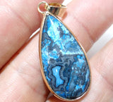 Natural Stone Pendant Beads for Jewelry Making 10pc