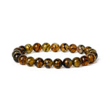 Natural Stone Agates Beads Bracelet 6-8mm Chakra Bangle