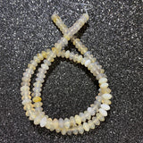 Natural Stone Agates Beads Small Circle Shape Abacus Spacer Beads