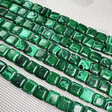 Natural Stone Agates Crystal Beads Square Tiger Eye Opal Semi-finished