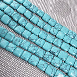 Natural Stone Agates Crystal Beads Square Tiger Eye Opal Semi-finished