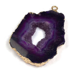 Natural Stone Agates Pendant for Jewelry Making