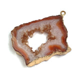 Natural Stone Agates Pendant for Jewelry Making
