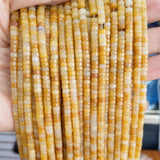 Agates Tiger Eye Jewelry Making Flat 2*4mm Colorful Loose Beads