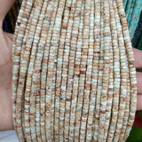 Agates Tiger Eye Jewelry Making Flat 2*4mm Colorful Loose Beads