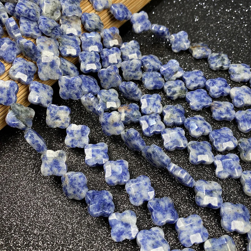 Natural Stone Agates Turquoises Crystal Beads 14x14x6mm