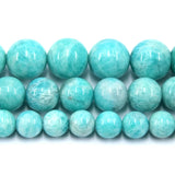 Natural Stone Amazonite 6 8 10MM Round Beads for Jewelry Making