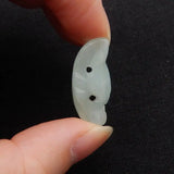 Natural Stone Amazonite Wolf Head Pendant Bead 26x18x11mm