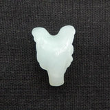 Natural Stone Amazonite Wolf Head Pendant Bead 26x18x11mm