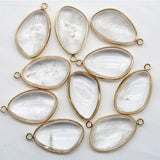 Natural Stone Amazonite Quartz Crystal Amethyst Necklace Pendant